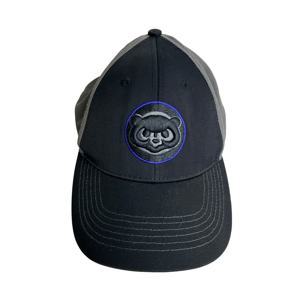 Chicago Cubs Hat Fan Favorite Cooperstown Collection Black Angry Bear Logo -BD